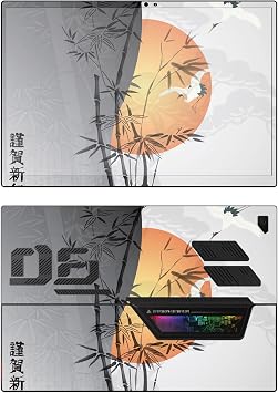 Decalrus - Protective Decal Sticker for the Asus ROG Flow Z13 GZ301 13.4" Screen case Cover wrap ASrogFlowZ13_GZ301-135