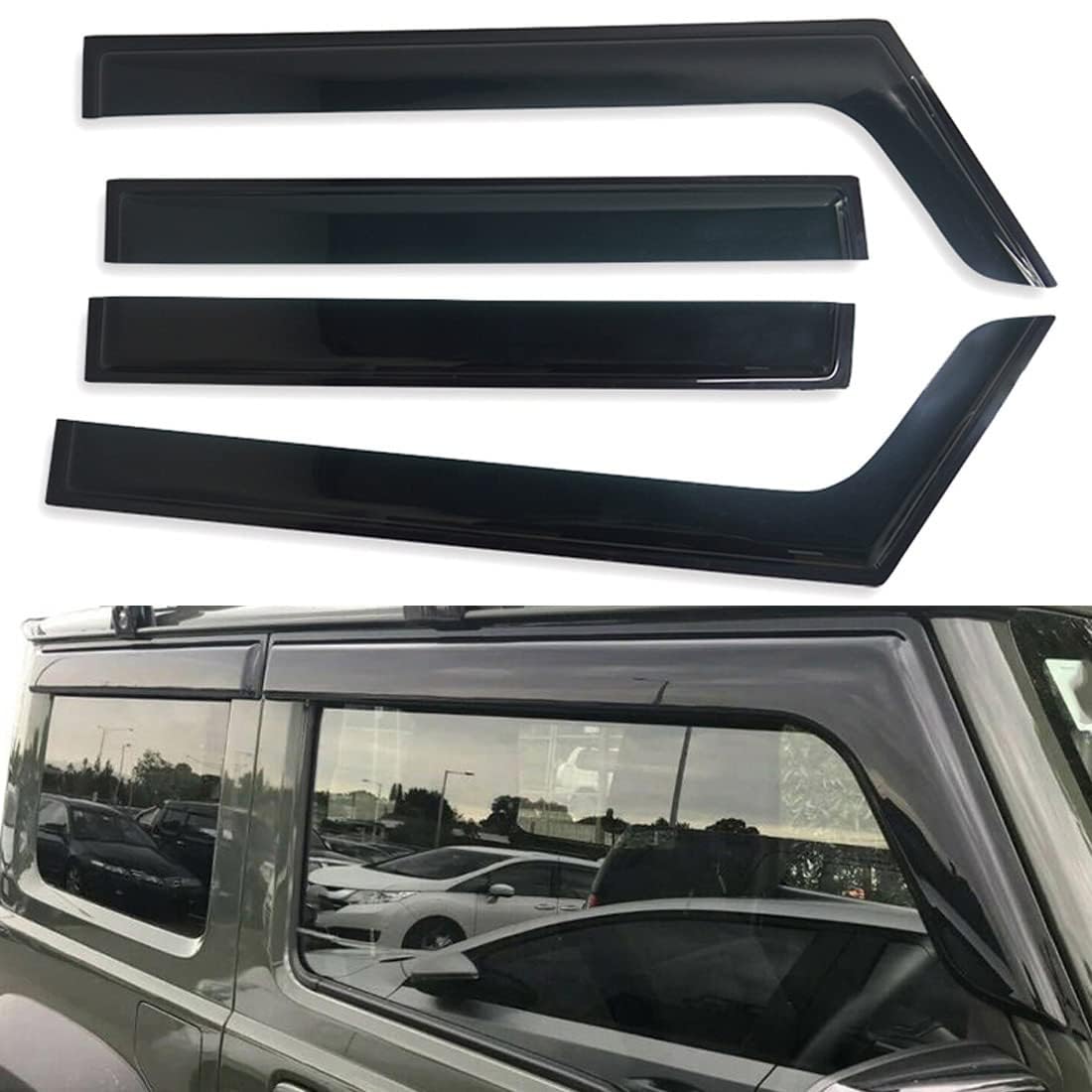Deflettori d'aria per auto Visiera per finestrini per sfiato, parasole Deflettori d'aria per auto Visiera per finestrini per sfiato, parasole