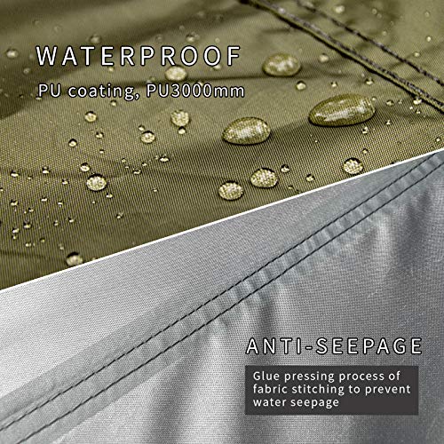 Miniatura 2 de Unigear Toldo Camping Impermeable Lona Suelo Protector Aolar Anti-Viento 350 290cm 350 290cmtoldos Para Playa Tienda Hamaca Acampada Refugio Al Aire Libre
