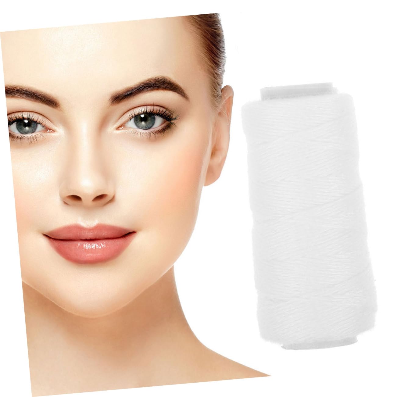 5rolls Hair Removal Facial Hair Trimmer Thread for Threading Cotton Thread Material Removal