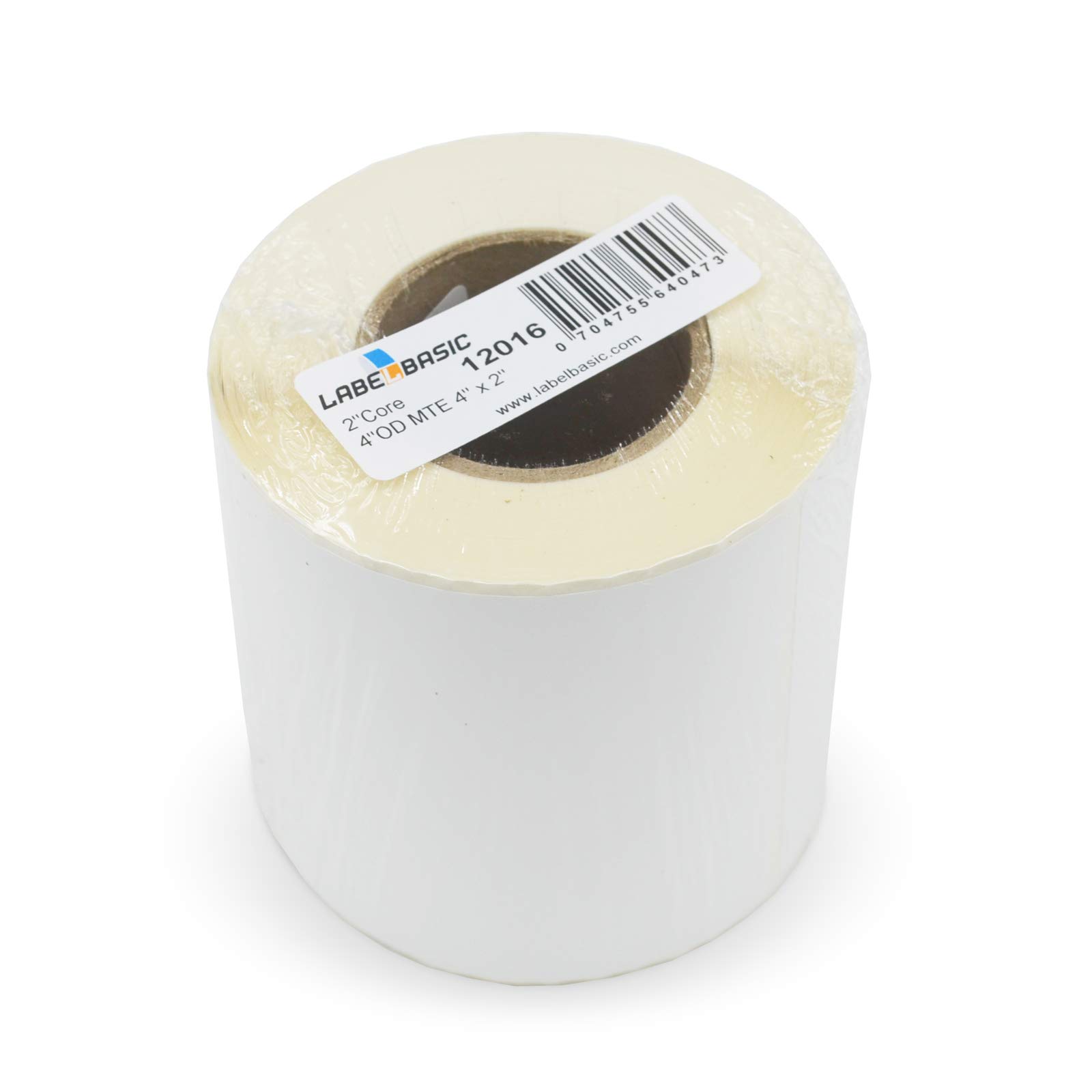 Matte Inkjet Labels 4" x 2" for Epson TM-C3500, TM-C3400, Primera LX500 and LX400, 550 Labels/Roll on a 2 Inch Core