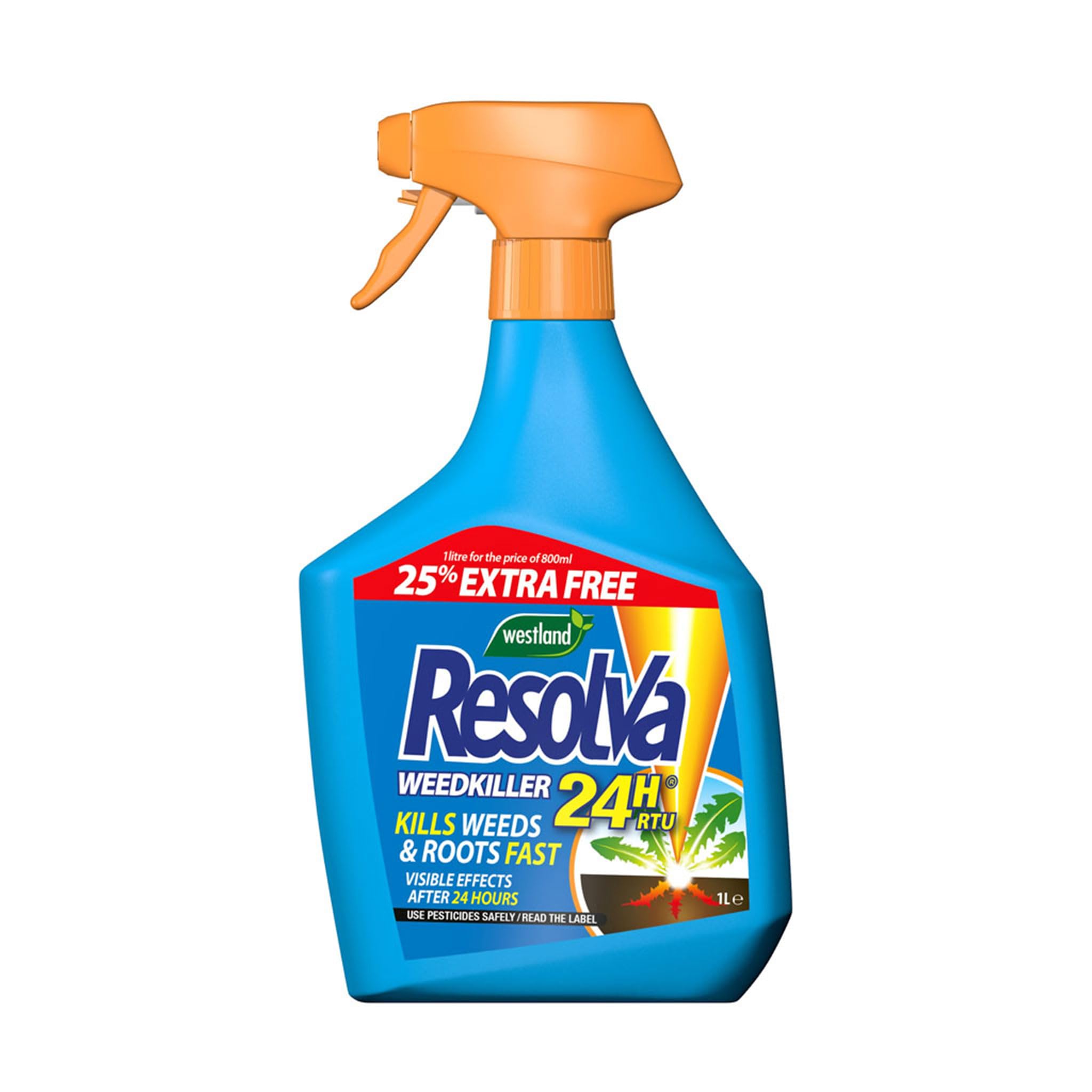 Resolva 24H Weedkiller RTU 800ml + 25% XF