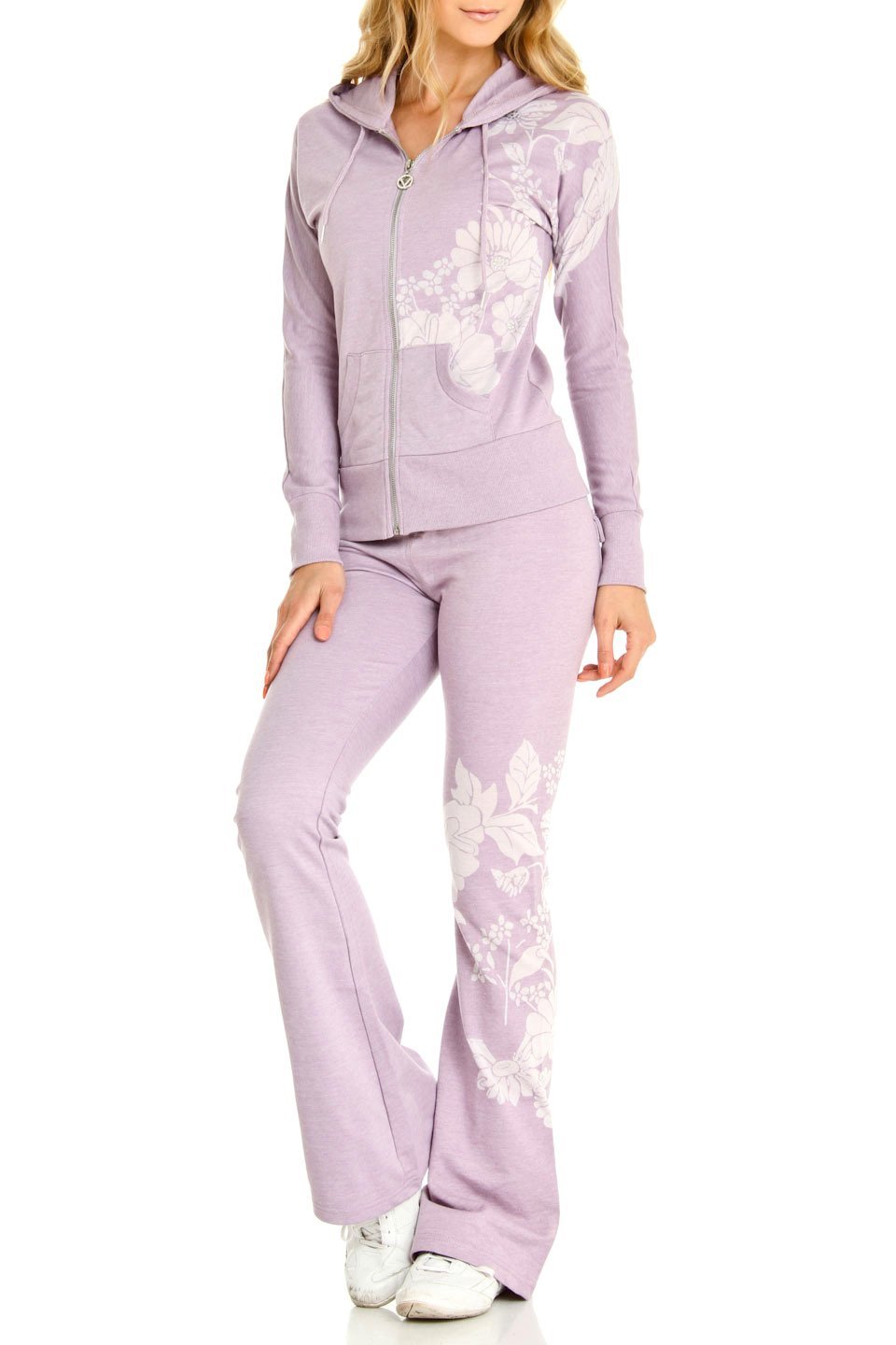 VERTIGO PARIS Women's Flower Vintage Lounge Tracksuit Jog Set