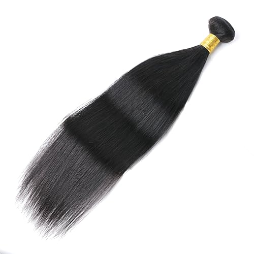 Miniatura 4 de Extensiones de cabello corto brasileño virgen lacio, 100% cabello humano, tejido brasileño sin procesar, 3.53 ozpieza, extensiones de cabello de