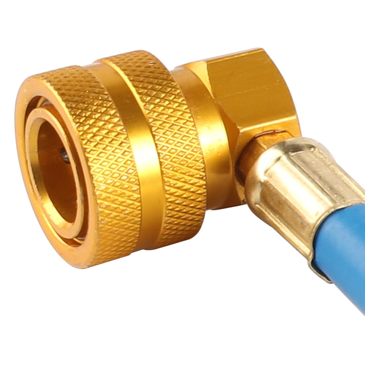Tubo Flessibile di Ricarica del refrigerante per Aria condizionata per Auto con manometro Kit Tubo Flessibile di Ricarica del refrigerante per refrigerazione dell'Aria condizionata per Auto