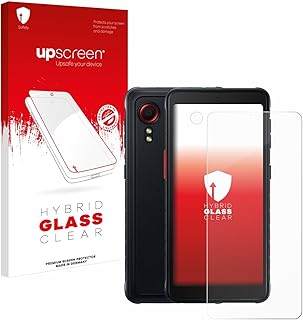 upscreen Screen Protector Film compatible with Samsung Galaxy XCover 5 Enterprise Edition (Front+Camera) - 9H Glass Protection, Scratch Resistant