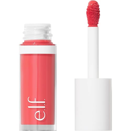 e.l.f. Camo Liquid Blush, Long-lasting Liquid Blush For High-pigment Color, Creates A Soft, Dewy Finish, Vegan & Cruelty-free, Pinky Promise