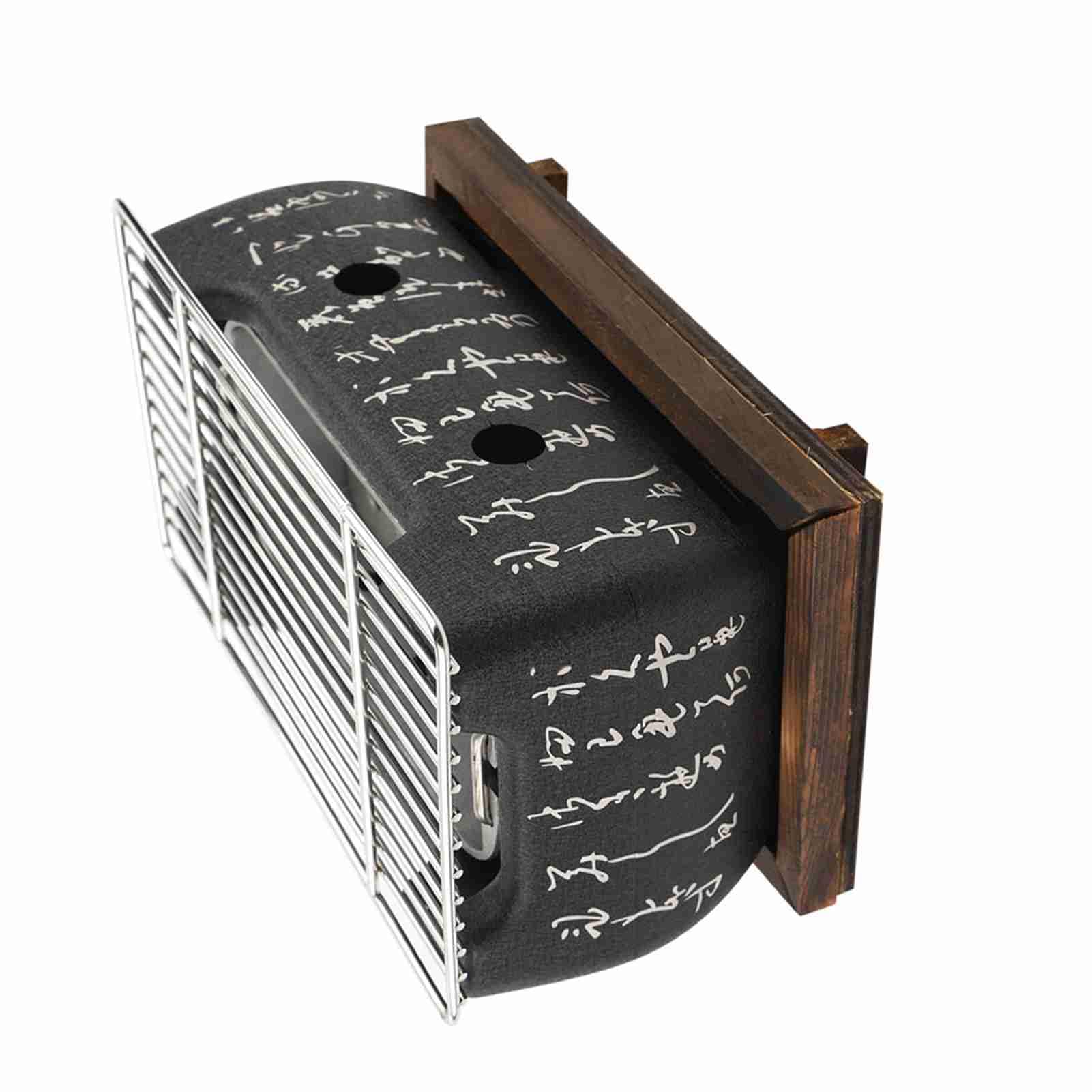 Japoński Grill Węglowy, Stal Nierdzewna, Kratka 24 Cm