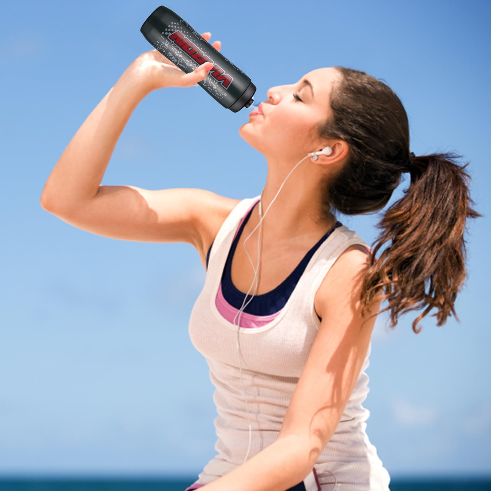 SEAYACK 1000 Ml Waterfles – Lichtgewicht, Lekvrij, Brede Mond, Ideaal Voor Sport, Reizen En Wandelen