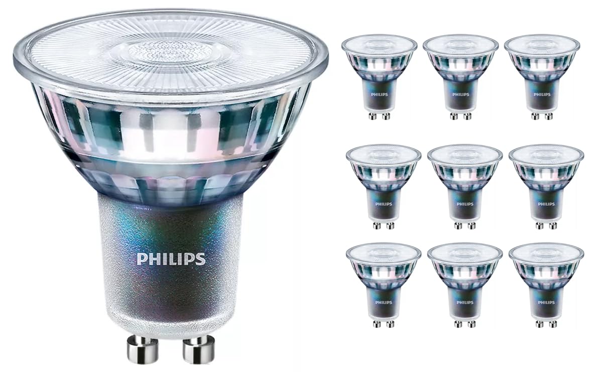 Philips Master LED ExpertColor 3.9W GU10 4000K 36 Degree Spotlight - Pack of 10