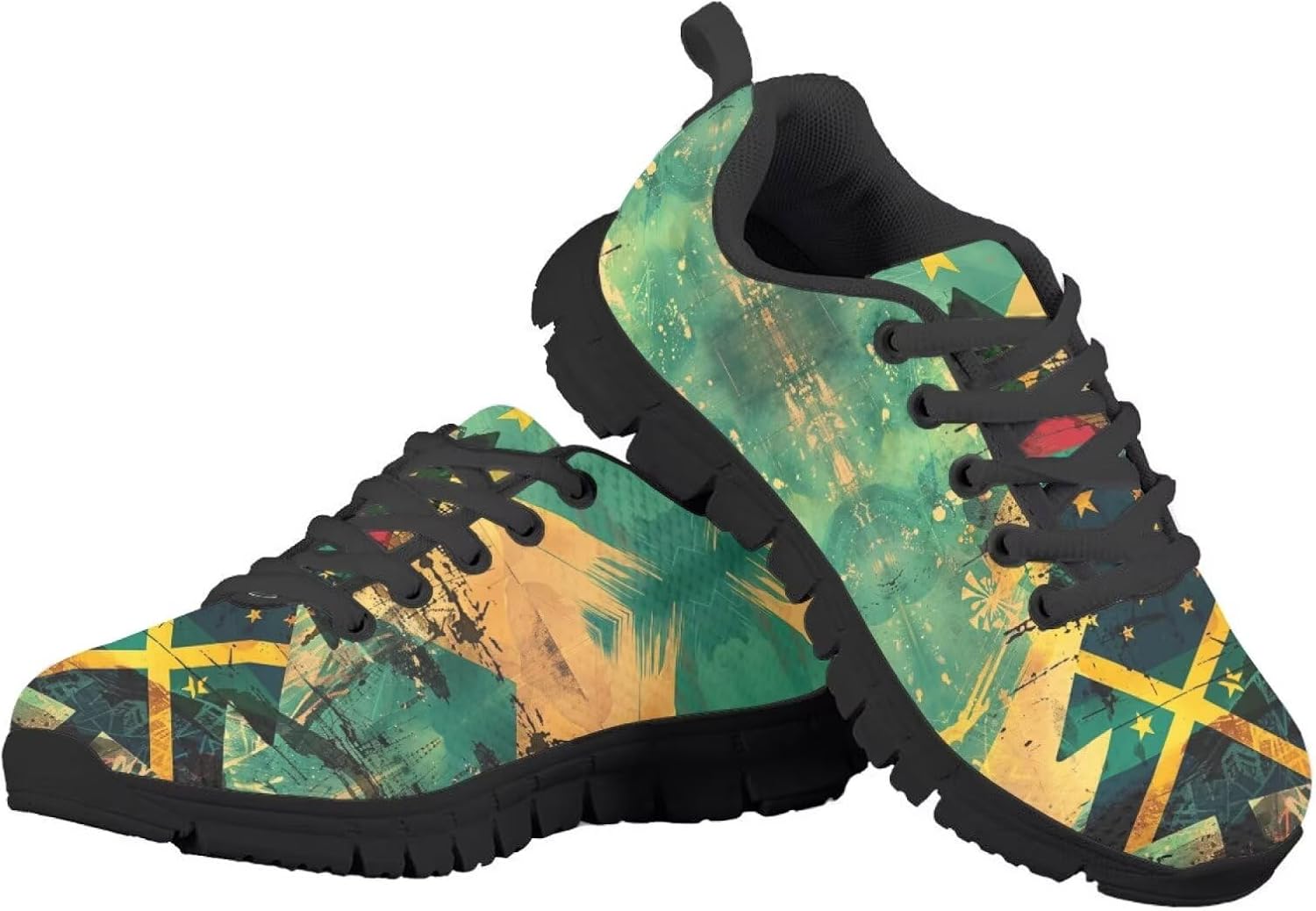 Funnydude Funny Print Girls Casual Shoes Lightweight Breathable Shoes Athletic Sneakers