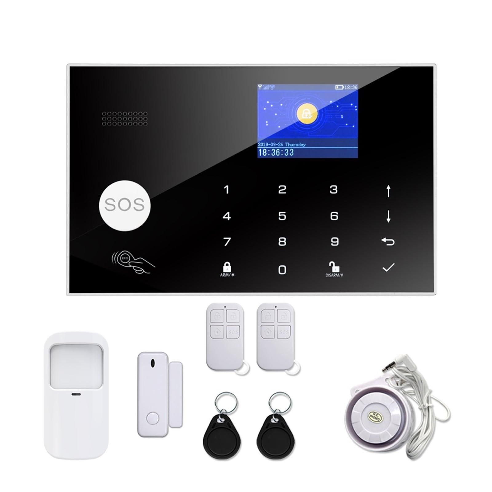 Caméra IP et alarme de sécurité 4G pour la protection de la maison connectée