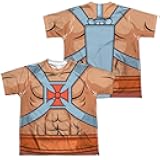Master of The Universe Costume Collection 100% Polyester Youth Costume T Shirt for Boys & Girls