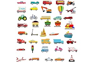 BEUNITONE Large Transportation Felt Board Pieces