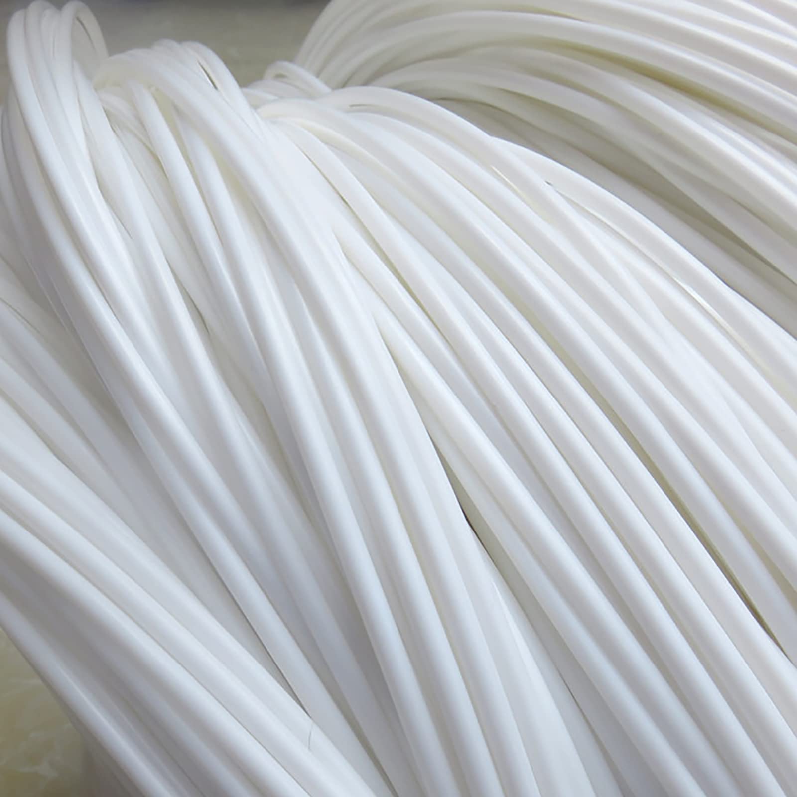NURUGURE Plastic Rattan Wicker, PE Rattan Wicker Repair Material 3mm 500g Weaving Strip for DIY Bistro Chair