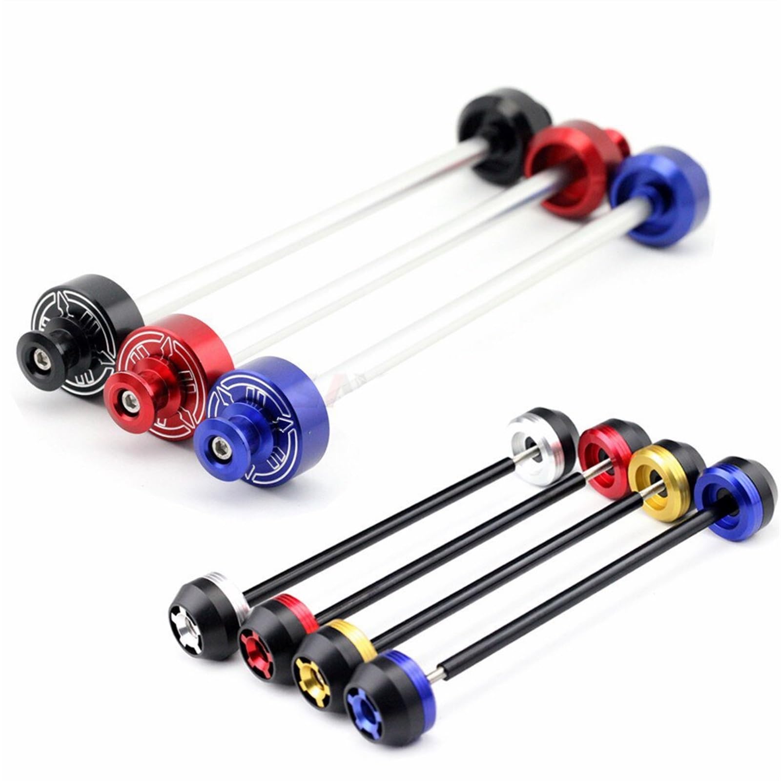 Tamponi Paratelaio Per Yamaha MT-07/FZ-07 (2014-2020) - Protezione Caduta In Alluminio CNC, Colore Blu