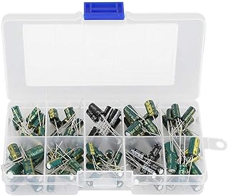 100pcs Electrolytic Capacitors Assorted KitÂ£Â¬10V-63V 10uf-470uf Electrolytic Capacitors Radial Capacitor Audio Capacitor Assorted Kit