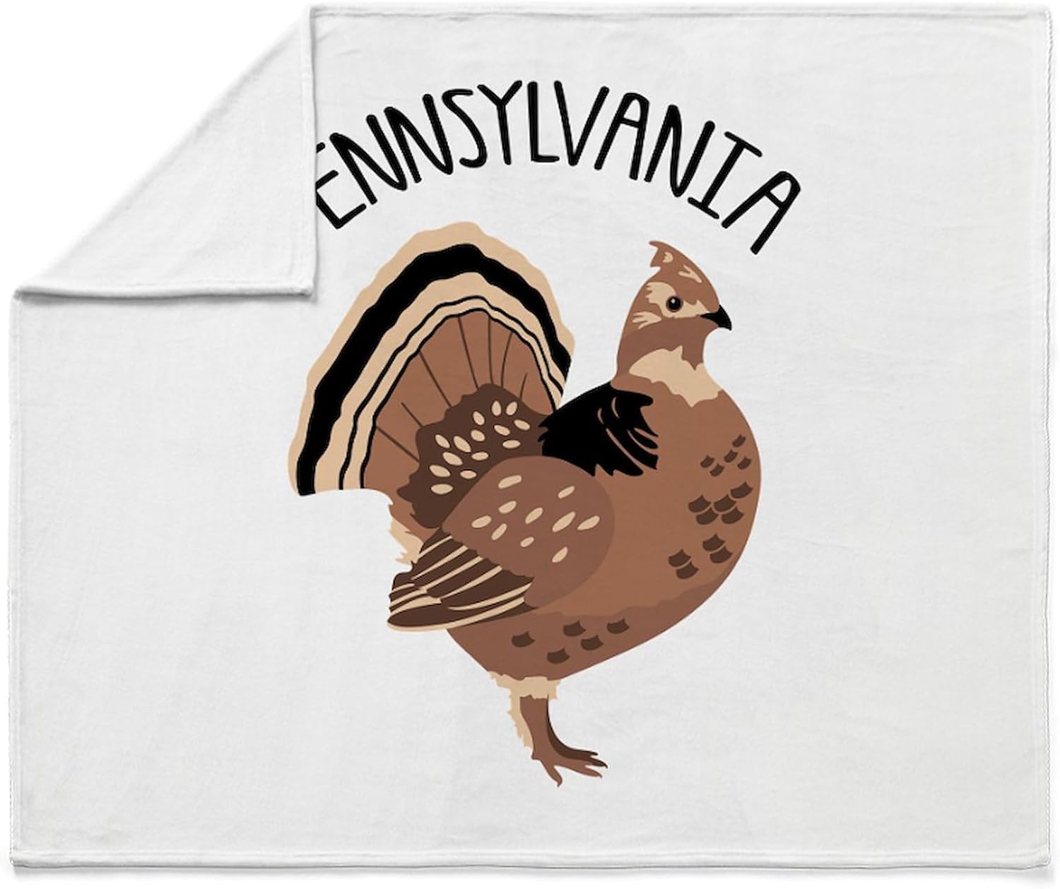 CafePress Pennsylvania Grouse Throw Blanket Super Soft Fleece Plush Throw Blanket, 60"x50"
