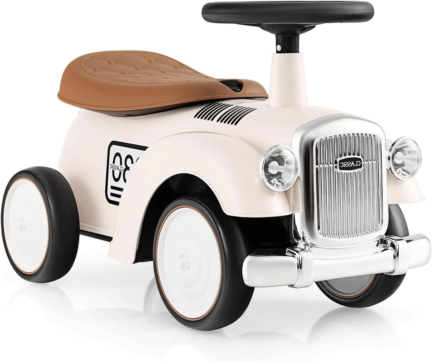 Wiggle Car Ride On Push Car with Steering Wheel, Horn, Kids Racer Walking Gift for Boys Girls Twisting Cars