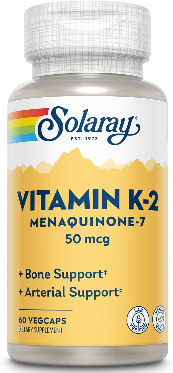 Solaray Solaray K-2 Mk-7 50 Mcg Vcapsules, 60 Count