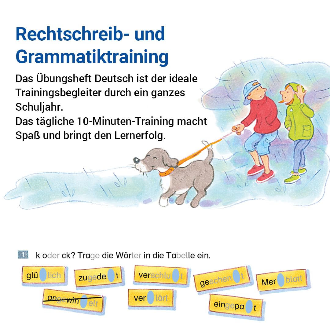 Das Übungsheft Deutsch 6: Rechtschreib- und Grammatiktraining