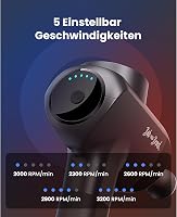 BOB AND BRAD X6 Pro Max Masszázspisztoly Meleg-Hideg Fejjel, 11mm Amplitúdó, 5 Sebességfokozat, Izomfájdalom Enyhítésre, USB-C Töltés, Hordo 6