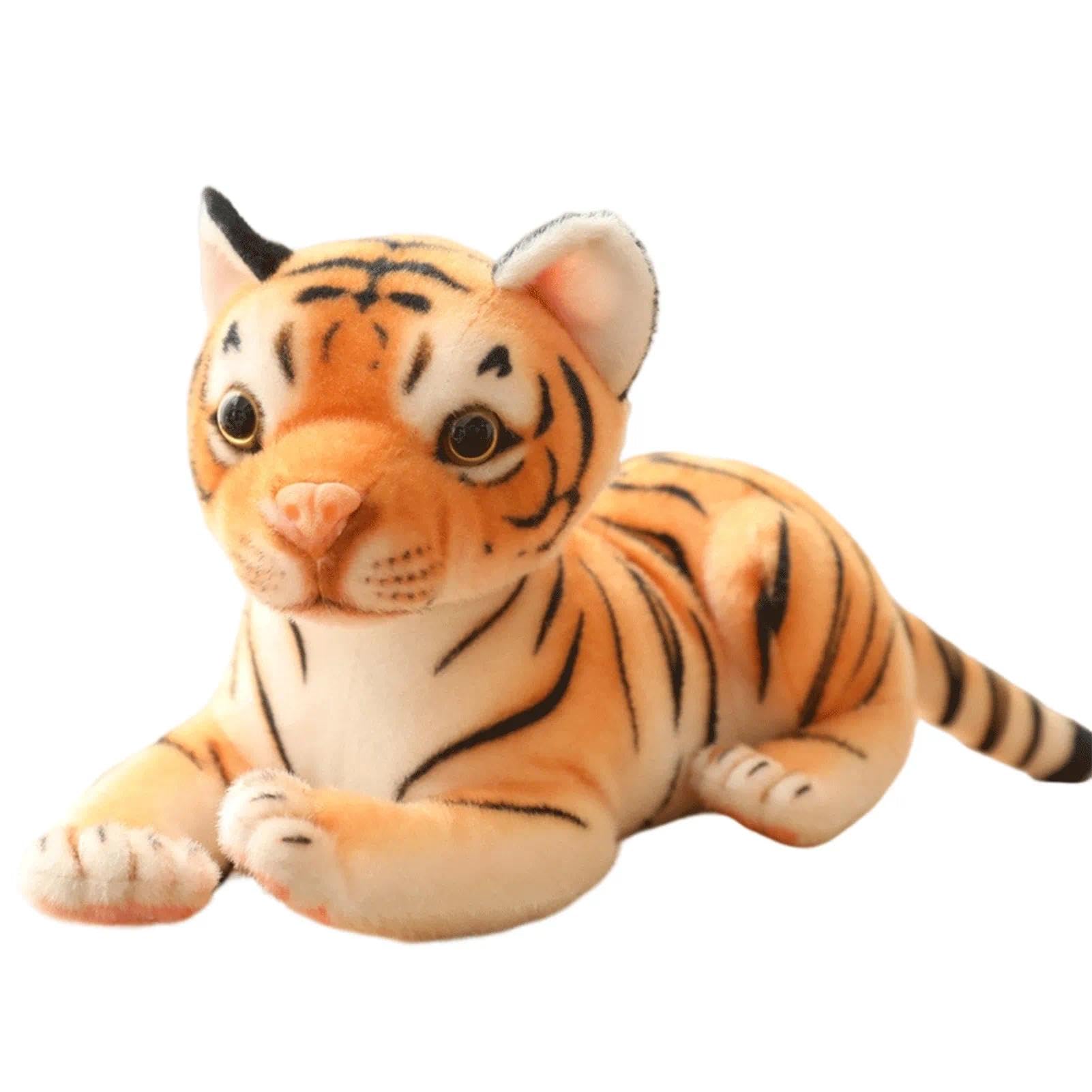 Tiger Plush Toy, Realistic Cub Stuffed Animal, Cute Lifelike Tigers