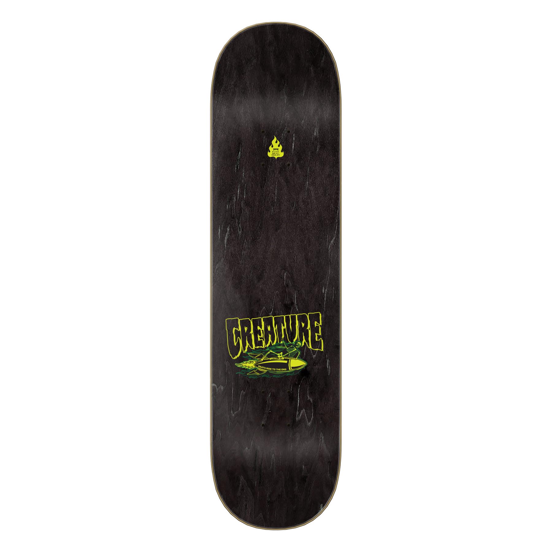 Creature Death Rider Stumps Planche de skateboard en bouleau 7 plis 20,32 x 80 cm