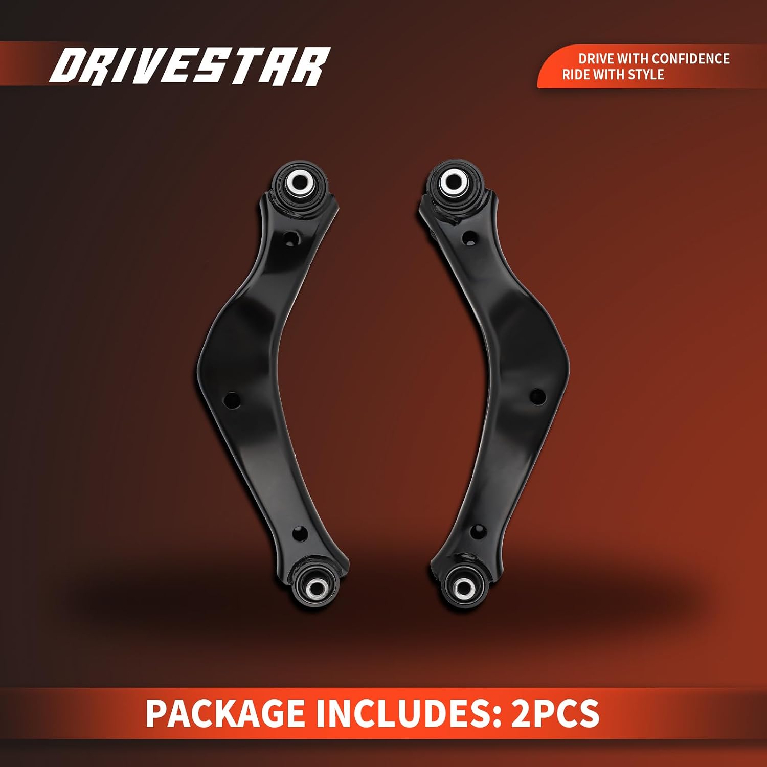 2PCS RK643108 RK643109 Rear Left Right Upper Control Arm, 2013-16 for Buick LaCrosse, 2013-17 for Buick Regal, 2014-19 for Chevy Impala, 2013-15 for Chevy Malibu, 2016 for Malibu Limited
