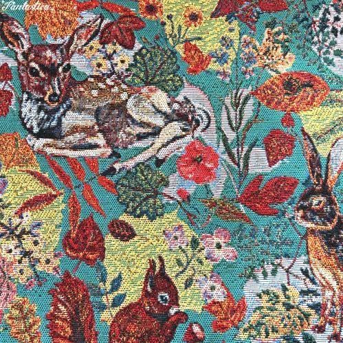 ナタリーレテゴブランランチョンマットうさぎりすリスはりねずみバンビ ナタリーレテゴブランランチョンマットうさぎりすリスはりねずみバンビ