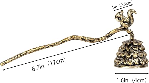 Miniatura 2 de We Moment Snuffer de velas, extintor de velas con mango largo, apagador de llama de mecha de estilo retro para apagar la llama de la vela de forma