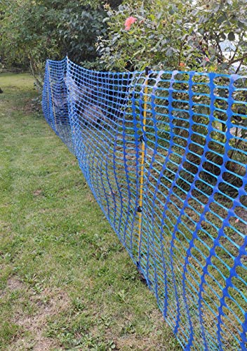 Agility Parcoursabgrenzung, Hundezaun, Sicherheitszaun, Bauzaun, Campingzaun, Abgrenzungszaun 1m hoch, blau, extra reißfest - in verschiedenen Längen, orig. Callieway® (30m Rolle)