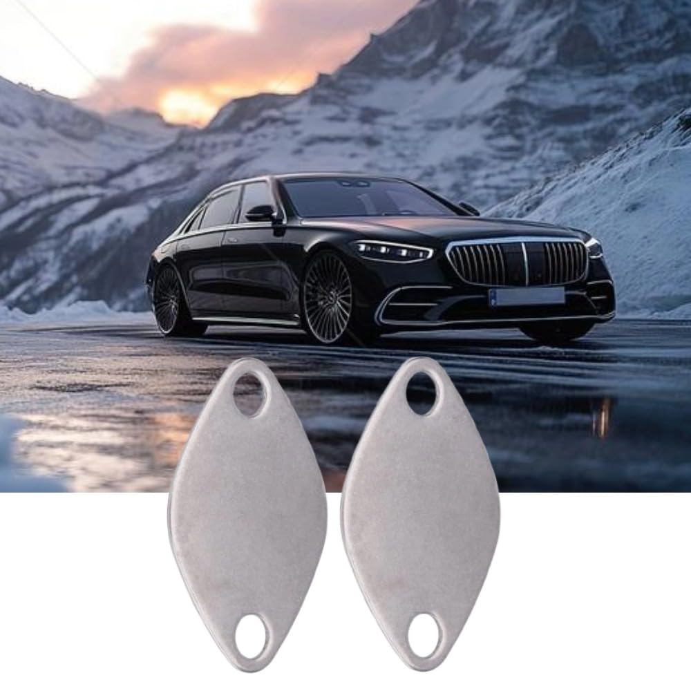 suppression vanne egr alfa gt + piastra egr 2.7 + agr 8mm 2 pezzi di ricambio per piastre di copertura della valvola EGR 2.2 2.5 DCI Accessorio di ricambio Parte
