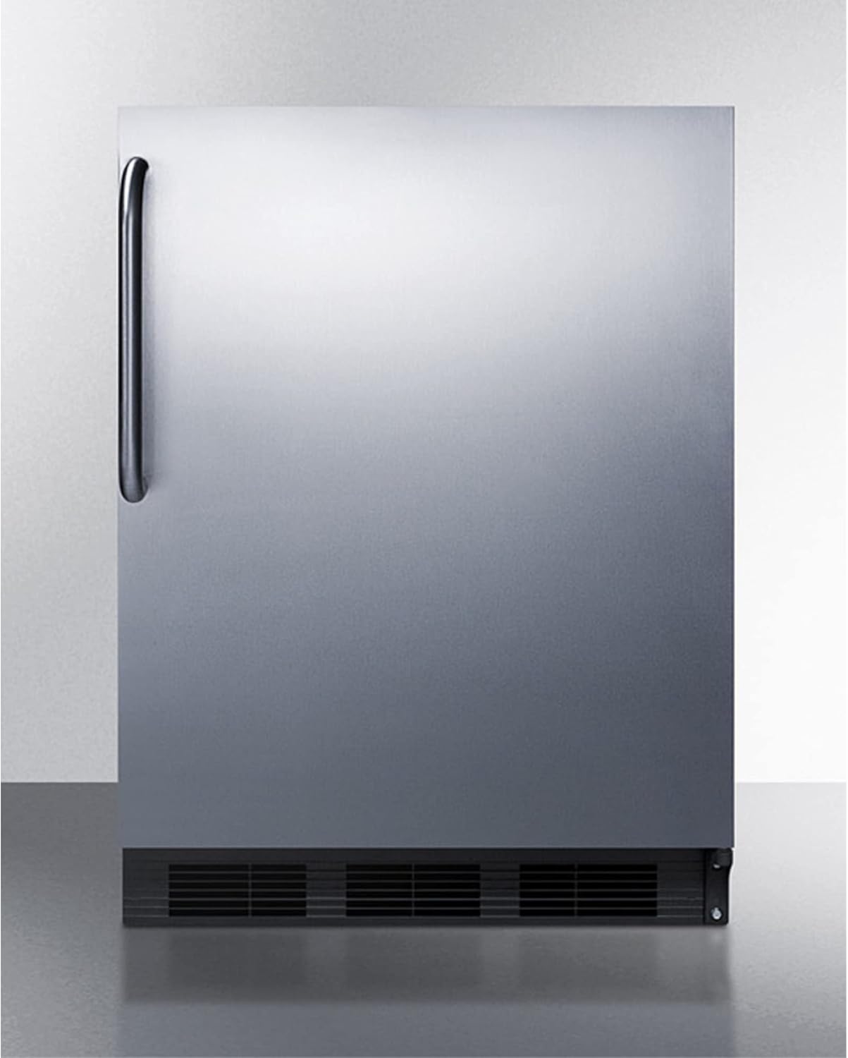 Summit 24” Built-In Refrigerator, 5.5 cu.ft. Capacity, ADA Compliant, Undercounter, Commercial, Stainless Steel - FF6BK7CSSADA