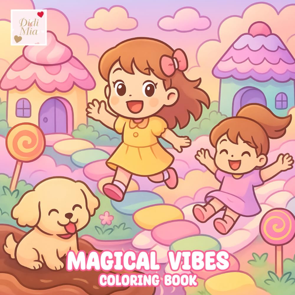 Magical Vibes Coloring Book: A Dreamy World of Light and Magic (Mini Worlds)