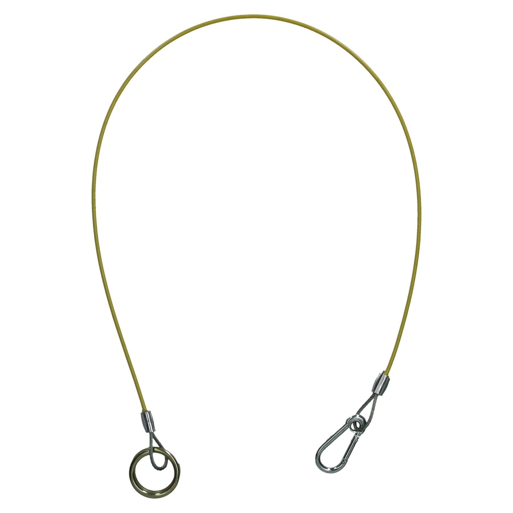 AB Tools 1 Metre Ring Hook Trailer Caravan High Vis Brake Away Breakaway Safety Cable