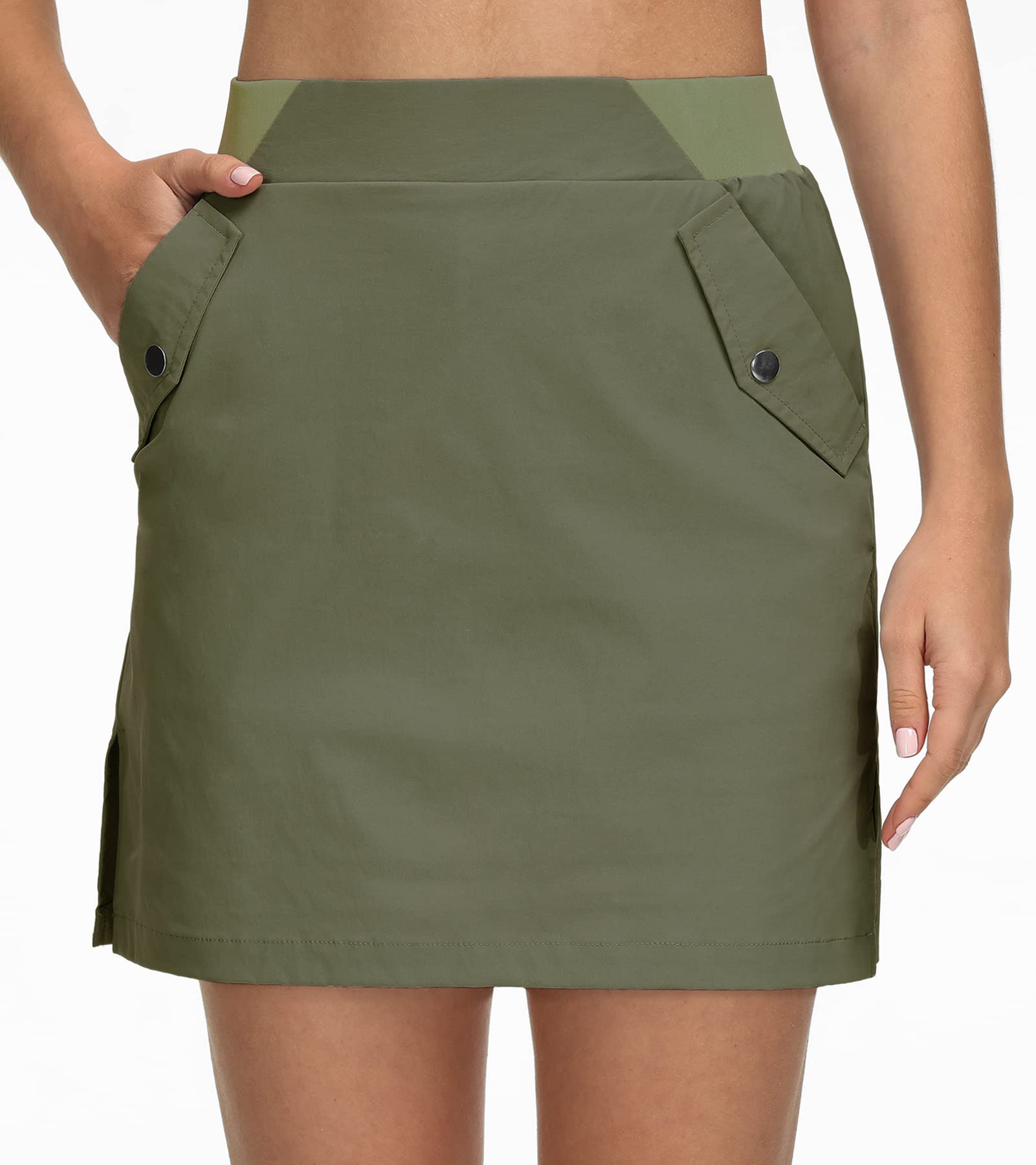 Womens Large MOCOLY Golf Skorts Skirts for Women with Cargo Pockets