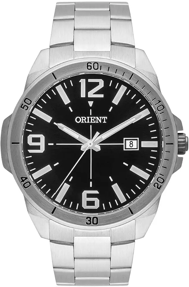 RELÓGIO ORIENT MASCULINO MBSS1394 P2SX Cor da correia:Prata