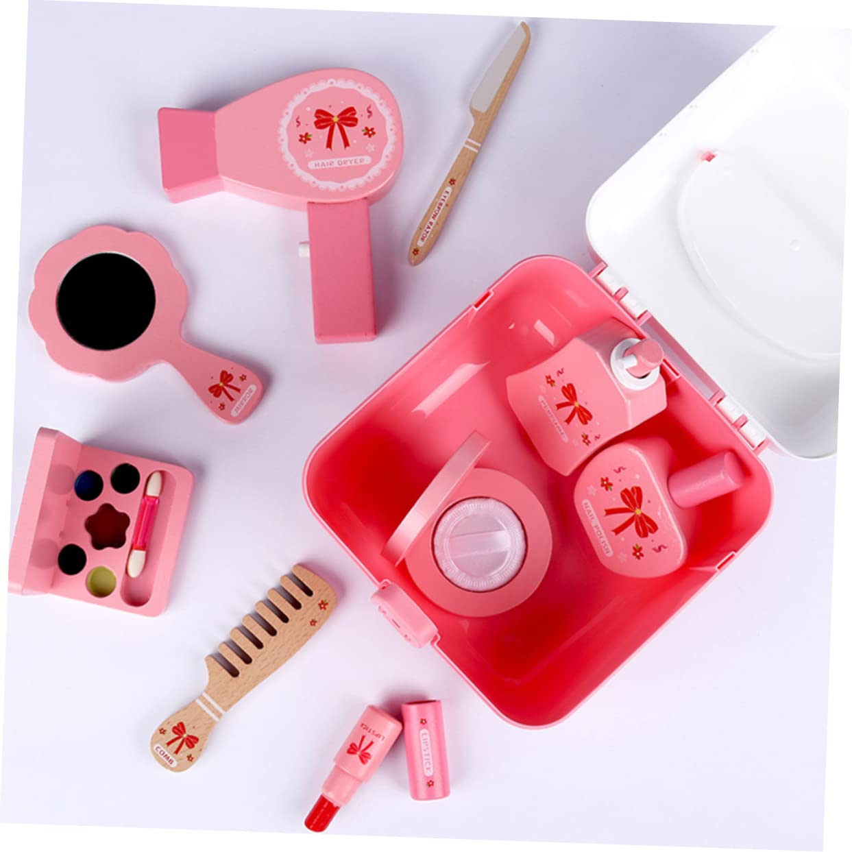 Abaodam 1satz Junge Mädchen Schminkset Interaktives Spielzeug Für Kleine Mädchen Teiliges Make-up Kindersicherem Material Fördert Kreativität Und Fantasie Für Rollenspiele Und