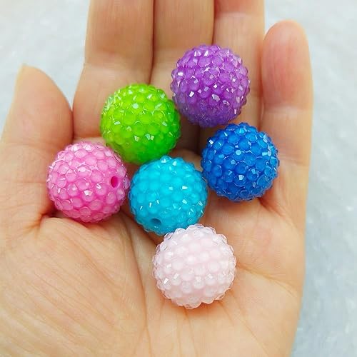 Miniatura 9 de Cuentas de diamantes de imitación de colores de 0.78 pulgadas, 0.63 pulgadas, 0.45 pulgadas, 0.394 pulgadas, 0.394 pulgadas, 0.394 pulgadas, 0.394