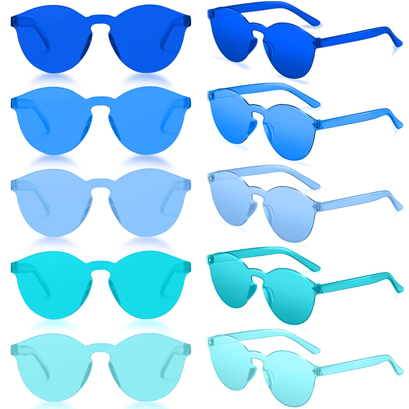 Round Sunglasses Bulk Rtbofyrtbofy 10 Pairs Rimless Round