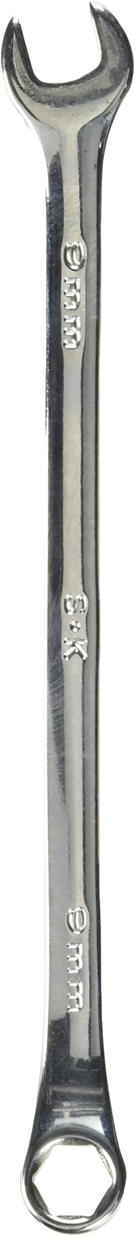SK Hand Tool 88709 12-Point Long Combination Wrench, 9mm, Full Polished Finish