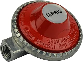 Hot Max 24215 High Pressure Replacement Propane Regulator, 15 PSI Fixed