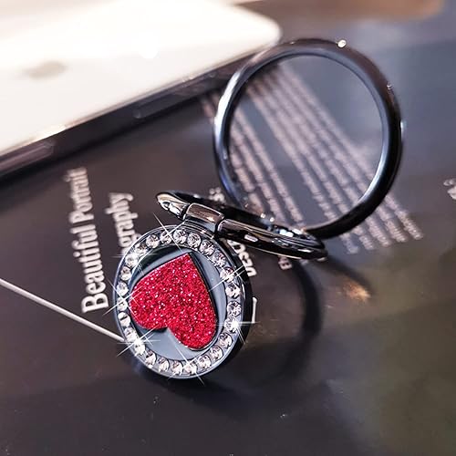 Miniatura 3 de JAHOLAN Soporte de anillo para teléfono, soporte de dedo de rotación de 360, soporte de anillo de teléfono celular, soporte de metal para teléfono