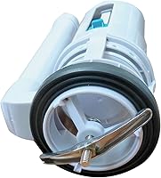 Vista 6 de WinZo A2501 - Kit de válvula de descarga de inodoro para inodoros Waterridge de una pieza, piezas de repuesto de válvula de descarga doble