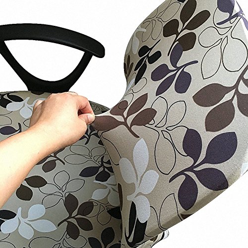 Melaluxe Computer Office Chair Cover - Protective & Stretchable Universal Chair Covers Stretch Rotating Chair Slipcover - Thumbnail 5