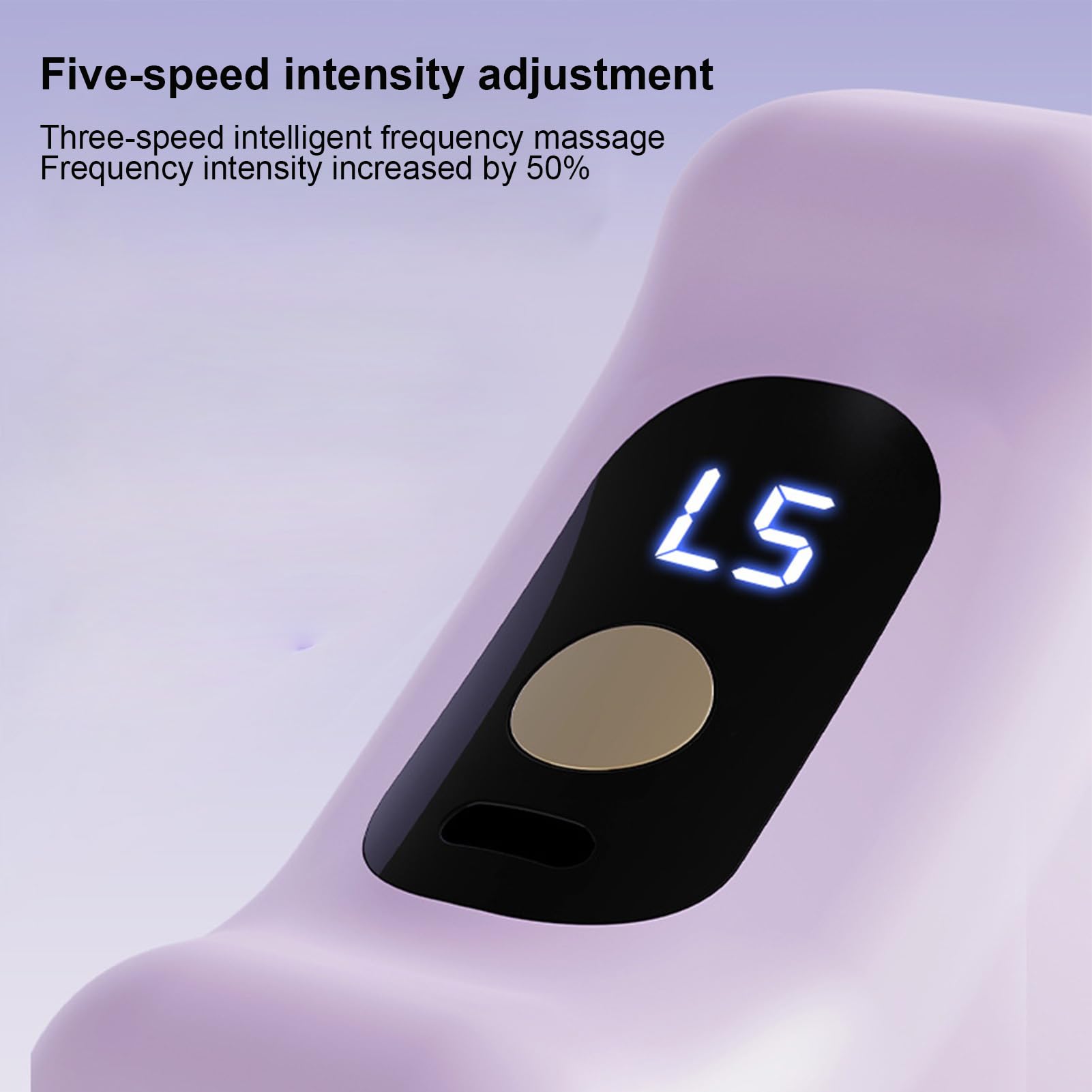 Massage Ring, Fascia Roller, 5 Speed Deep Tissue Release Tool with Cordless Design and Belt, Muscle Relaxation Massager 5.51x5.31x1.57 Inches for Legs Thighs Belly, Runners Athletes Gym Recovery