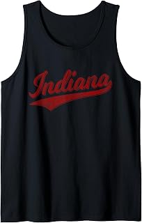 INDIANA VARSITY SCRIPT CLASSICS SPORTS JERSEY STYLE Tank Top