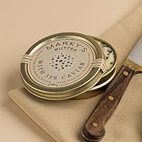 Vista 6 de Marky's Mantequilla de caviar de esturión prémium - 3.5 oz / 100 g - 65% mantequilla francesa/35% caviar de esturión - GARANTIZADO POR LA NOCHE