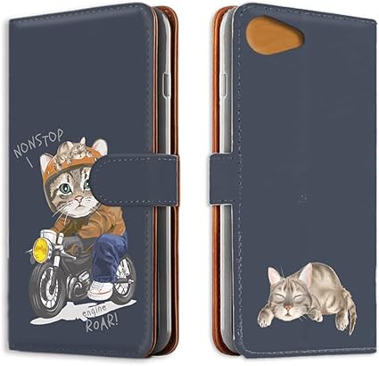 Amazon Co Jp スマホケース 手帳型 カードタイプ Disney Mobile Dm 01h 用 バイク猫 ねいびー きゃっと ライダー キャラクター ディズニーモバイル ケース Docomo カード収納 耐衝撃 スタンド Roar 219 02c 家電 カメラ
